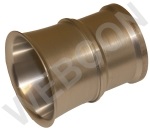 AH4838 - 38MM Webcon Billet Aluminium air horn. 65mm bellmouth